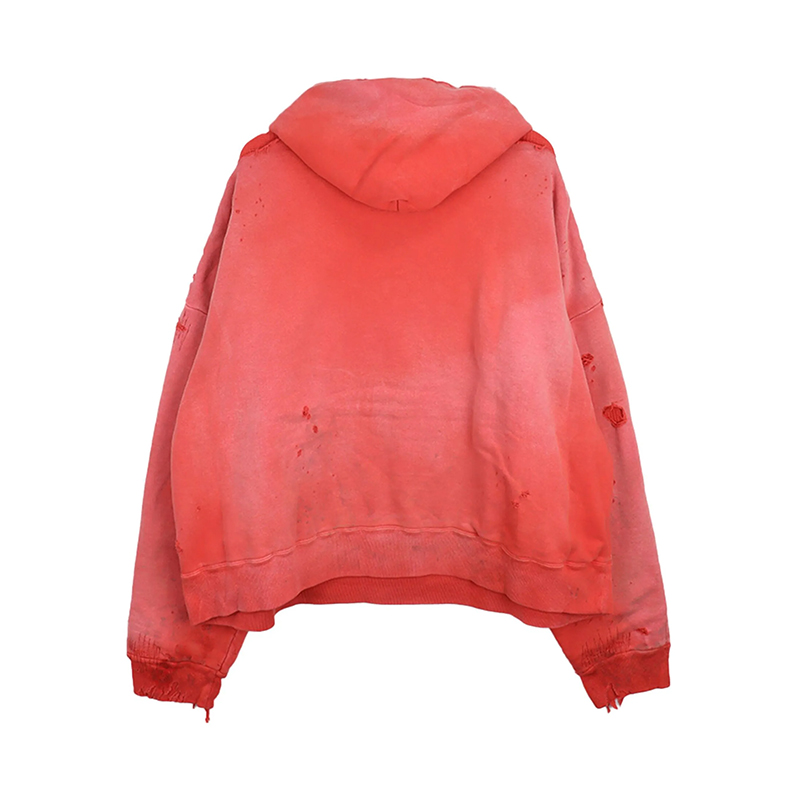 hongfeng offers custom designed hoodie with trendy spray color and personalized street style.